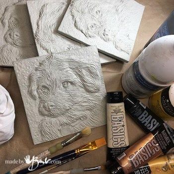 混凝土宠物纪念牌DIY教程-永恒纪念品制作指南-第22张图片-趣作屋