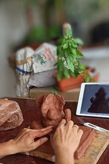 环保黏土自制象头神雕塑教程-第9张图片-趣作屋 环保黏土自制象头神雕塑教程-第9张图片-趣作屋