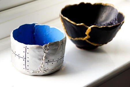 风干黏土手工碗制作与金缮修复全攻略-第3张图片-趣作屋