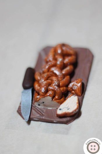 聚合物粘土微缩圣诞面包制作教程——DIY捷克传统Vánočka-第3张图片-趣作屋 聚合物粘土微缩圣诞面包制作教程——DIY捷克传统Vánočka-第3张图片-趣作屋