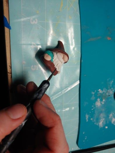 DIY微缩花园地精教程——聚合物黏土制作全步骤-第16张图片-趣作屋