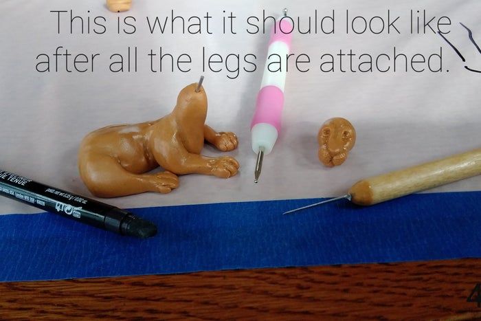 软陶手工制作狮子与羔羊雕塑教程-第6张图片-趣作屋 软陶手工制作狮子与羔羊雕塑教程-第6张图片-趣作屋