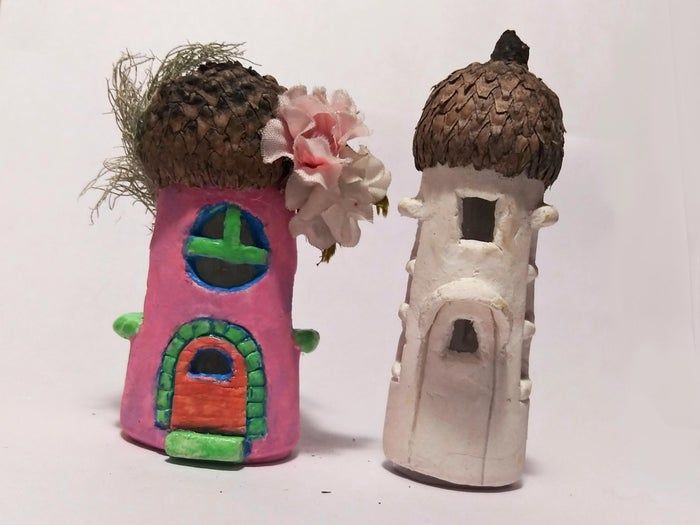 低成本微缩精灵小屋制作教程-回收材料DIY-第2张图片-趣作屋