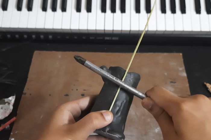 低成本手工制作魔法规培生物波克特笔座教程-第22张图片-趣作屋