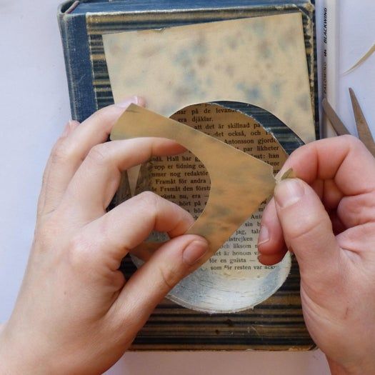 旧书改造书虫微缩场景装饰阅读角制作教程-第25张图片-趣作屋