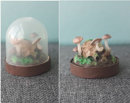 扭蛋机胶囊DIY：微型生态瓶立体场景制作教程-第1张图片-趣作屋
