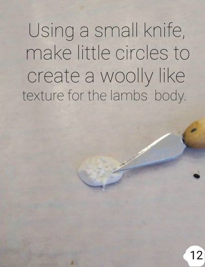 软陶手工制作狮子与羔羊雕塑教程-第14张图片-趣作屋 软陶手工制作狮子与羔羊雕塑教程-第14张图片-趣作屋