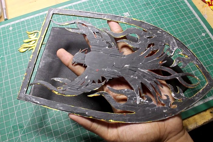 立体凤凰墙雕手工制作教程-低成本家庭DIY装饰品-第35张图片-趣作屋 立体凤凰墙雕手工制作教程-低成本家庭DIY装饰品-第35张图片-趣作屋