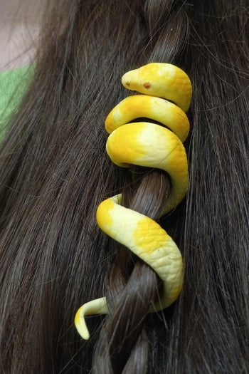 DIY黏土蛇形发饰教程-6步打造独特爬宠造型-第23张图片-趣作屋