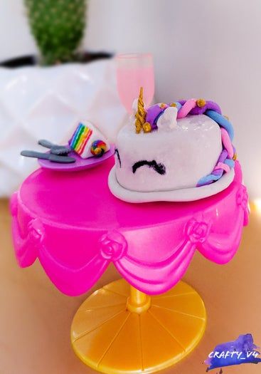 彩虹黏土蛋糕DIY教程-手工制作迷你创意摆件-第2张图片-趣作屋