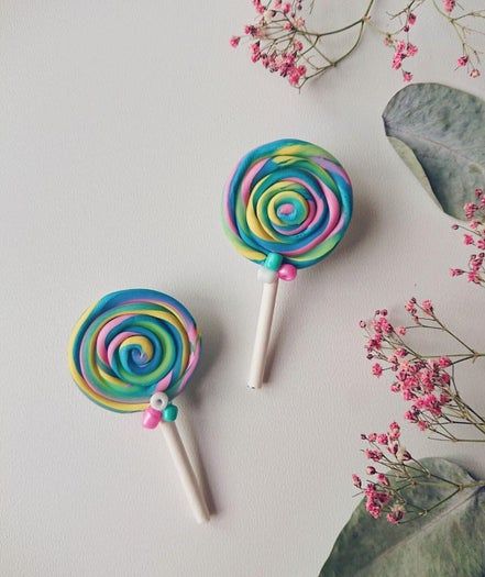 软陶糖果饰品制作教程-亲子DIY手作耳环-第26张图片-趣作屋