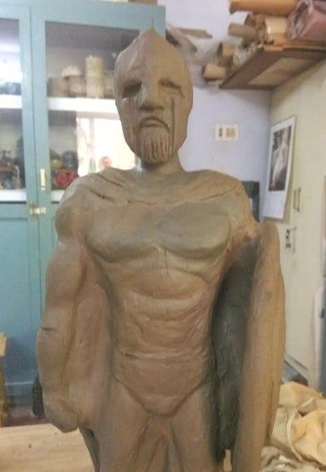 希腊战士陶土雕塑制作全流程指南-第36张图片-趣作屋