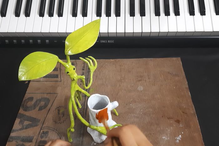 低成本手工制作魔法规培生物波克特笔座教程-第27张图片-趣作屋