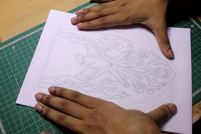 立体凤凰墙雕手工制作教程-低成本家庭DIY装饰品-第13张图片-趣作屋 立体凤凰墙雕手工制作教程-低成本家庭DIY装饰品-第13张图片-趣作屋