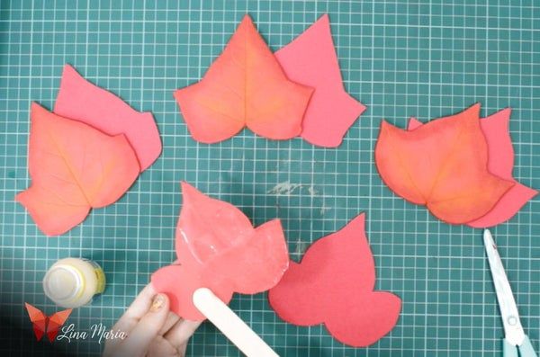 红叶软陶杯垫制作教程-详细步骤与材料清单-第18张图片-趣作屋