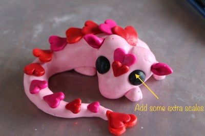 亲子手工：创意聚合物粘土龙与龙蛋制作教程-第19张图片-趣作屋