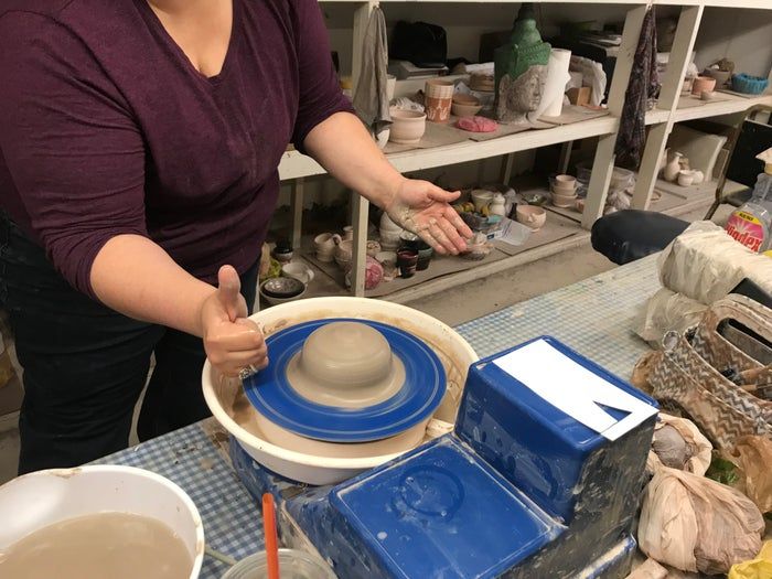 电动陶轮制作小型陶碗全流程教程-第12张图片-趣作屋