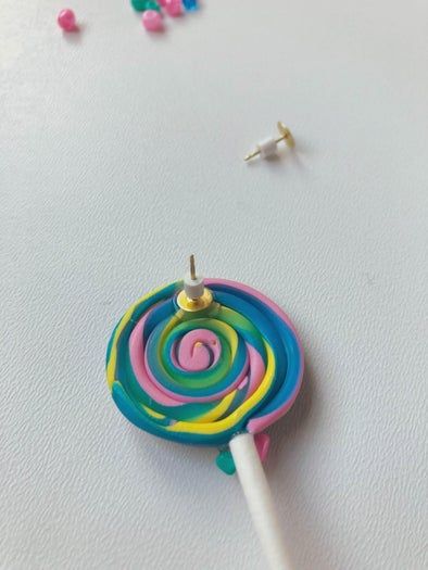 软陶糖果饰品制作教程-亲子DIY手作耳环-第25张图片-趣作屋