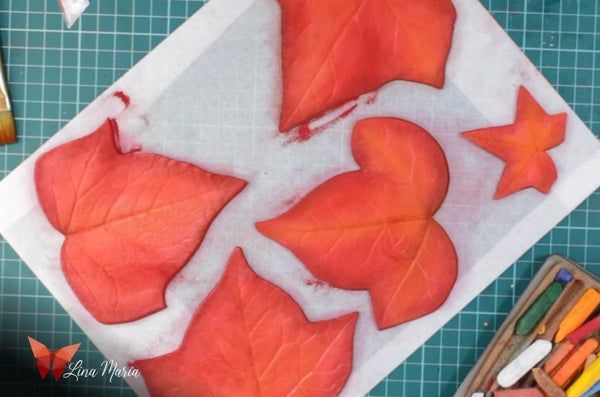 红叶软陶杯垫制作教程-详细步骤与材料清单-第14张图片-趣作屋