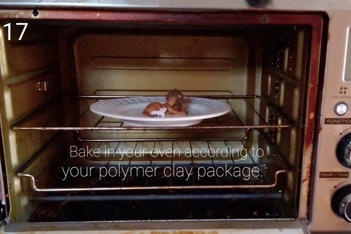 软陶手工制作狮子与羔羊雕塑教程-第18张图片-趣作屋 软陶手工制作狮子与羔羊雕塑教程-第18张图片-趣作屋