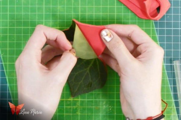 红叶软陶杯垫制作教程-详细步骤与材料清单-第7张图片-趣作屋