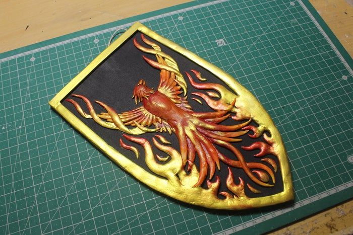 立体凤凰墙雕手工制作教程-低成本家庭DIY装饰品-第2张图片-趣作屋 立体凤凰墙雕手工制作教程-低成本家庭DIY装饰品-第2张图片-趣作屋