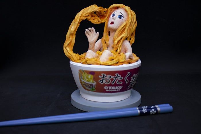 DIY面条女孩手作教程-创意黏土造型全步骤-第25张图片-趣作屋