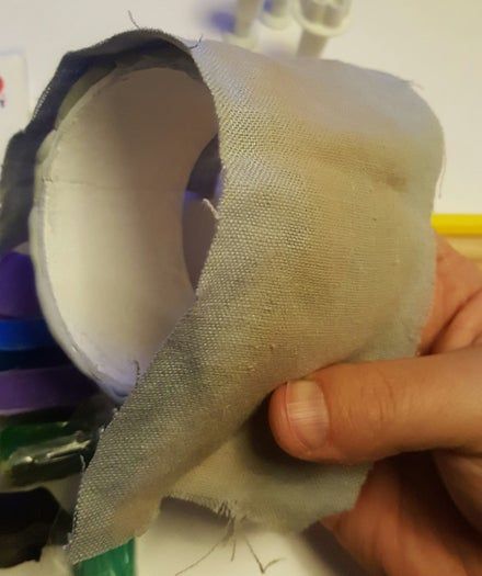 空纸筒手工腕带制作教程-聚合物粘土花朵装饰-第5张图片-趣作屋