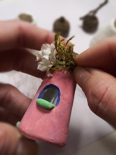 低成本微缩精灵小屋制作教程-回收材料DIY-第21张图片-趣作屋