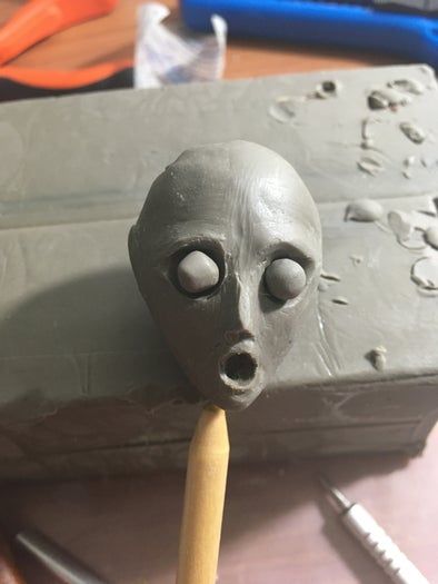 DIY面条女孩手作教程-创意黏土造型全步骤-第11张图片-趣作屋