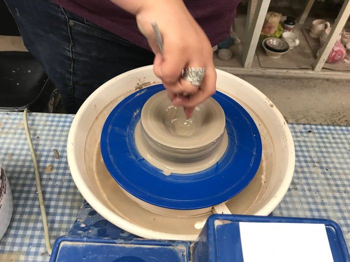 电动陶轮制作小型陶碗全流程教程-第17张图片-趣作屋
