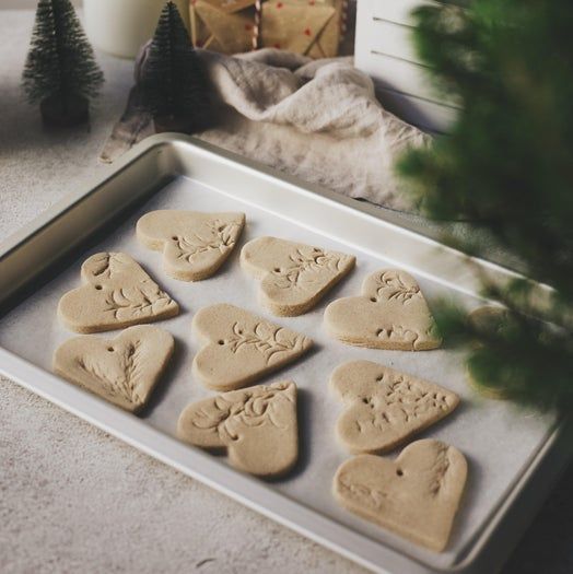 低成本圣诞盐面团装饰制作教程-第16张图片-趣作屋