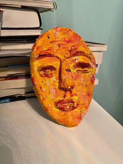 风干黏土笑脸雕塑制作教程-第25张图片-趣作屋