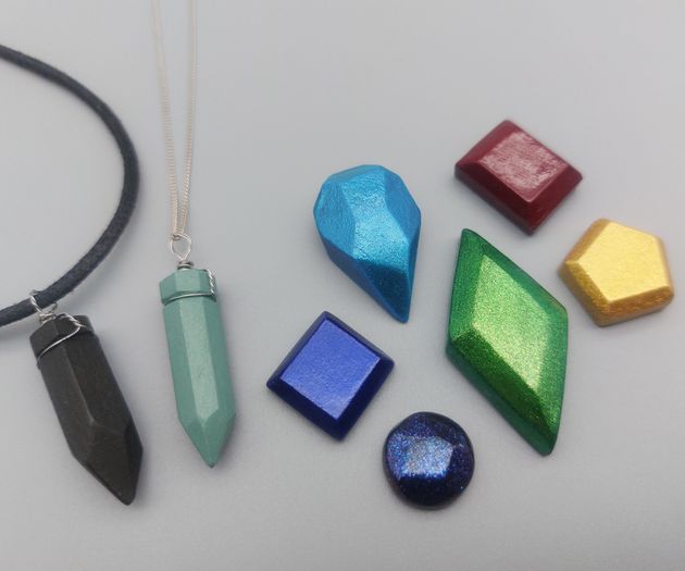 自制水晶宝石教程：风干粘土打造独特饰品-第31张图片-趣作屋