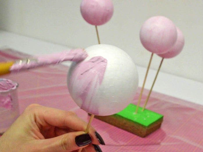 自制永不凋谢的樱花树手工教程-第15张图片-趣作屋