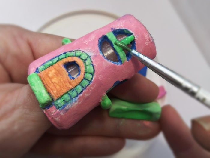 低成本微缩精灵小屋制作教程-回收材料DIY-第18张图片-趣作屋