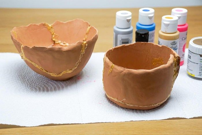 风干黏土手工碗制作与金缮修复全攻略-第22张图片-趣作屋