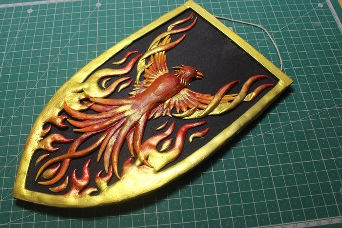 立体凤凰墙雕手工制作教程-低成本家庭DIY装饰品-第3张图片-趣作屋 立体凤凰墙雕手工制作教程-低成本家庭DIY装饰品-第3张图片-趣作屋