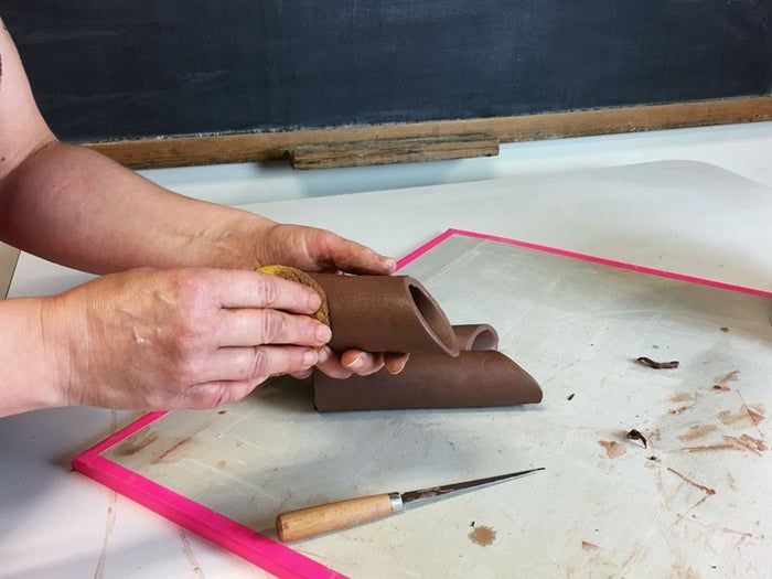 陶艺挤出成型花器制作教程-第4张图片-趣作屋 陶艺挤出成型花器制作教程-第4张图片-趣作屋