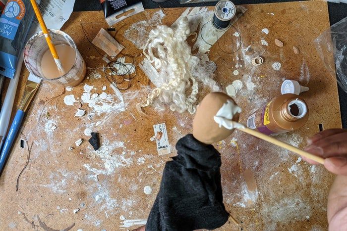 自制印尼传统木偶教程：创意纸黏土DIY全攻略-第33张图片-趣作屋