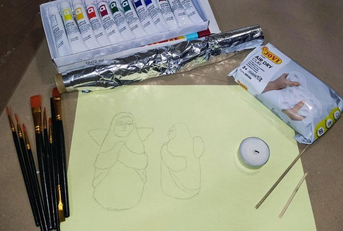 塞尔达传说海利亚女神像烛台手工制作教程-第4张图片-趣作屋