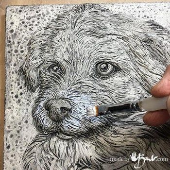 混凝土宠物纪念牌DIY教程-永恒纪念品制作指南-第3张图片-趣作屋