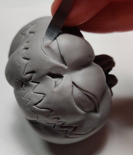 万圣节自制迷你南瓜灯教程-聚合物粘土手作指南-第16张图片-趣作屋 万圣节自制迷你南瓜灯教程-聚合物粘土手作指南-第16张图片-趣作屋