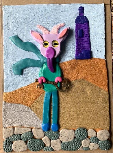 低成本手工粘土笔记本封面制作教程-第13张图片-趣作屋