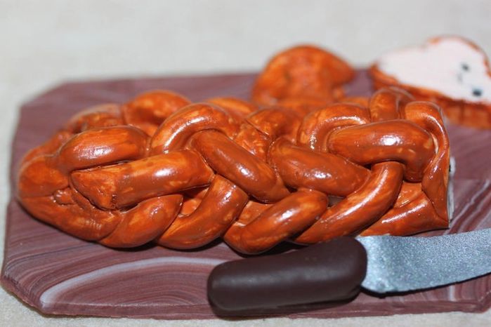 聚合物粘土微缩圣诞面包制作教程——DIY捷克传统Vánočka-第14张图片-趣作屋 聚合物粘土微缩圣诞面包制作教程——DIY捷克传统Vánočka-第14张图片-趣作屋