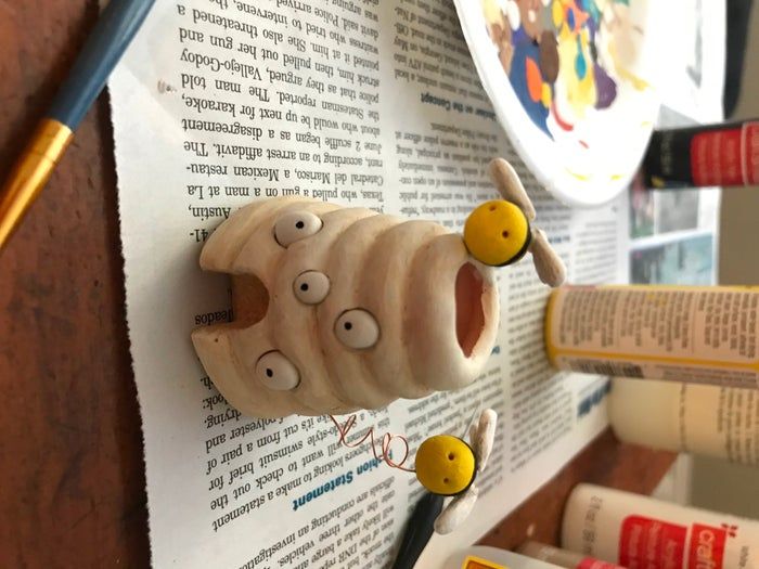 聚合物粘土手作蜂巢花器教程:空气凤梨支架DIY全攻略-第25张图片-趣作屋 聚合物粘土手作蜂巢花器教程:空气凤梨支架DIY全攻略-第25张图片-趣作屋