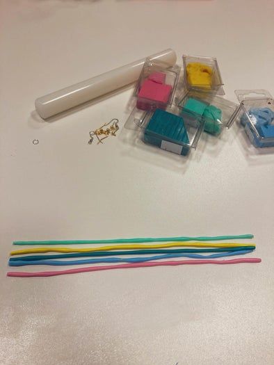 软陶糖果饰品制作教程-亲子DIY手作耳环-第9张图片-趣作屋