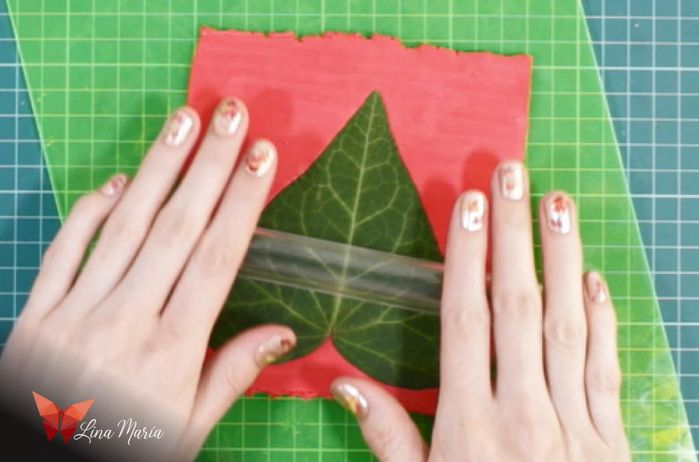 红叶软陶杯垫制作教程-详细步骤与材料清单-第4张图片-趣作屋