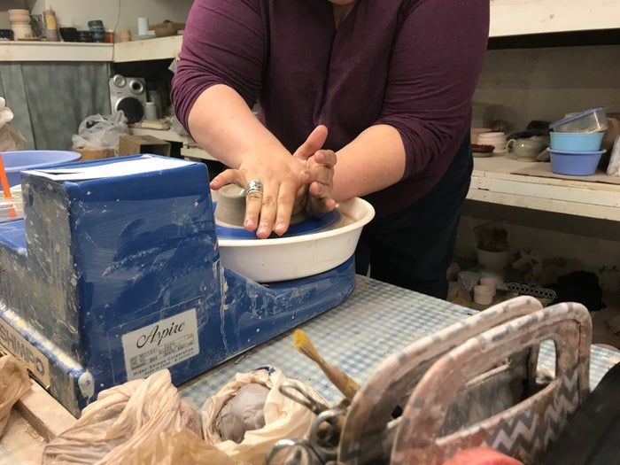 电动陶轮制作小型陶碗全流程教程-第10张图片-趣作屋