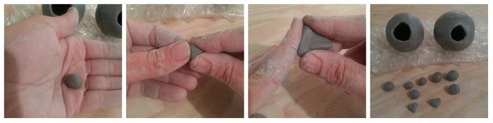 陶瓷动物圣诞挂饰DIY教程：从捏塑到烧制完整指南-第9张图片-趣作屋